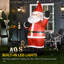 HOMCOM 8ft Christmas Inflatable Santa Indoor Outdoor Lawn Blow Up Decor