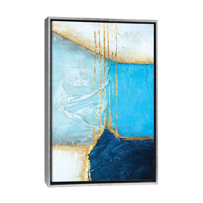 Configuration de SpellBond Fine Art - impression d'art graphique, Toile avec cadre argenté, H 26 po x l 18 po x 1,5 po