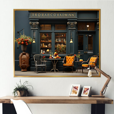Photographie de café français - art mural France