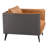 32.5" Wide Top Grain Leather Armchair