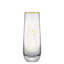 Princess Sketch Art Stemless Flutes, 7oz (set of 6)