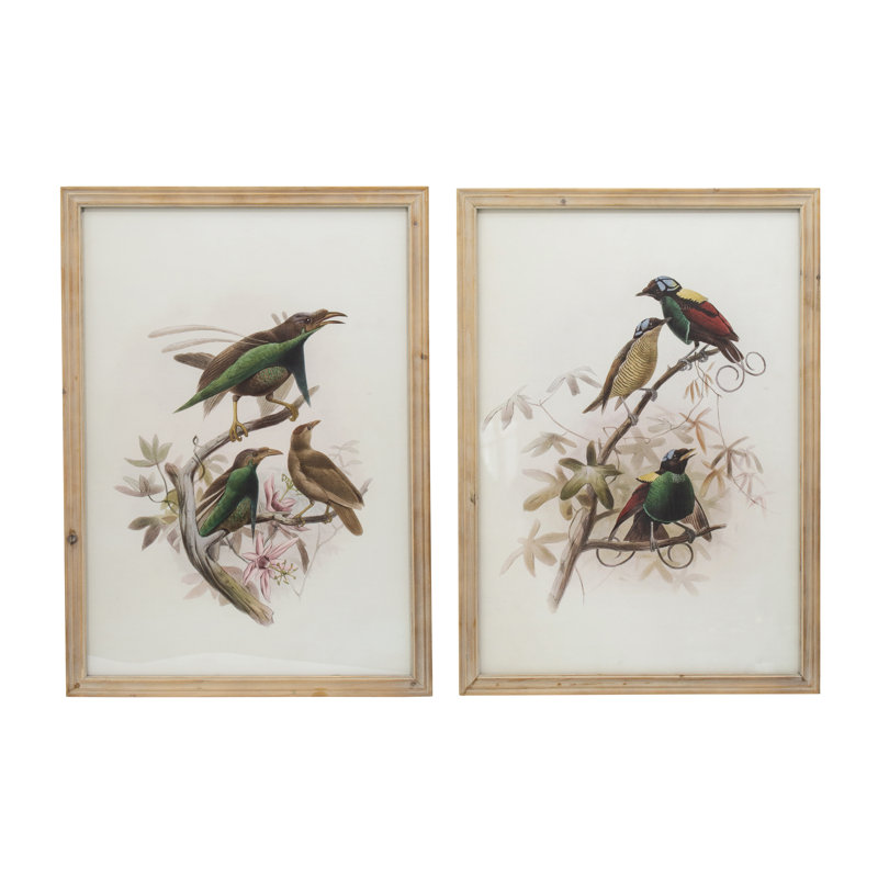Bird - ensemble de 2 reproductions de cadres photo