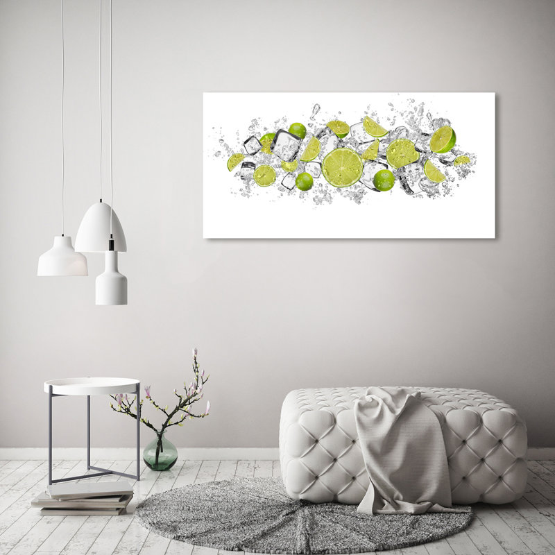 Limonka Ice Cubes - Wrapped Canvas Print