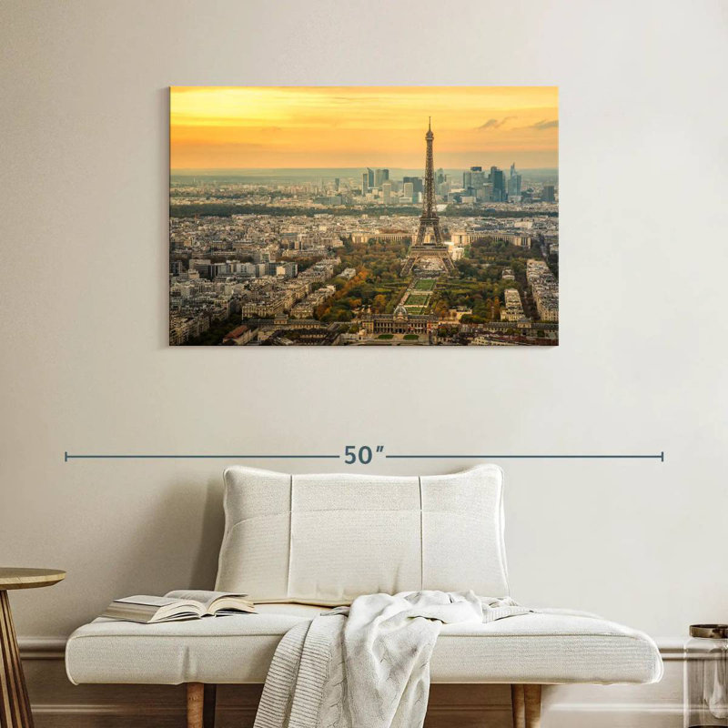 Marchelle soleil couchant sur Paris