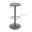 Ensemble de 2 tabourets de bar réglables à hauteur réglable-106866411-126450938