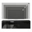 Modern Living Room Set, High-Gloss Floating LED TV Stand & Rectangular Coffee Table Combo-2080208920