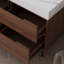 Meuble-lavabo moderne 35,4 po avec lavabo et plateau en pierre frittée, bois multi-couches imperméable, rangement de tiroirs, autoportant et mural-1998241214-2009318428-2009318430