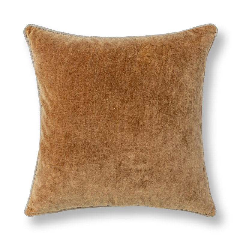 Heirloom Pillow Cover & Insert, Orange, Square 18"