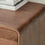 Commode d'appoint en noyer noir Simple Style