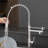 Brushed Nickel Kitchen Tap, 360-Degree Rotatable Spout, Pull Down , User- Stainless Steel Sink Faucet, Plating, Hassle- Maintenance-374500806