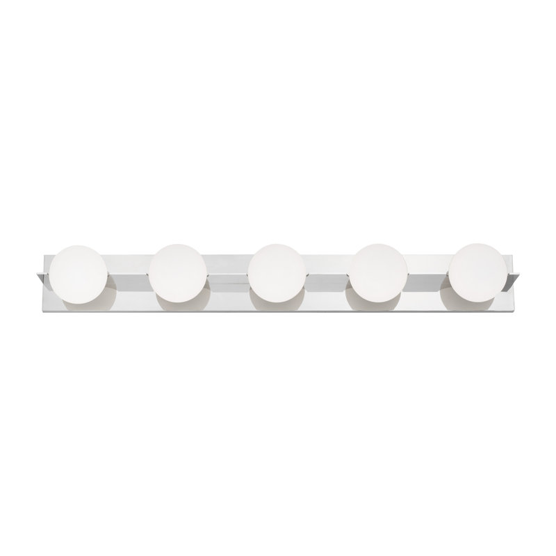 Orbel 5 - Light Bath Bar, Polished Nickel