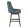 Granville Swivel Upholstered Counter Stool with Solid Wood Frame