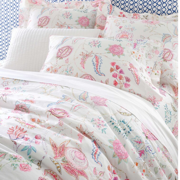 Mirabelle Floral Percale Duvet Cover