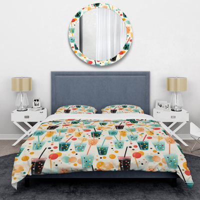 Ensemble de housse de couette Popart Soda Spots For Teenagers