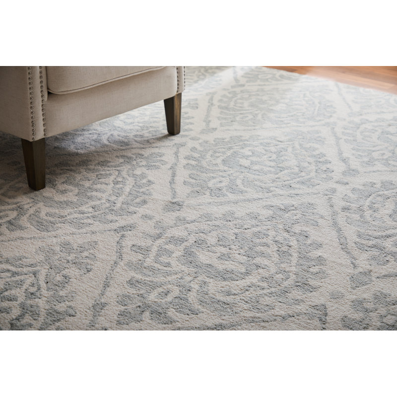 Belfort Traditional Floral & Botanical Ivory Area Rug, Rectangle 12' x 15'