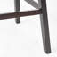Tabouret de bar pivotant à 360 degrés avec superbe garniture cloutée, ensemble de 2, beige