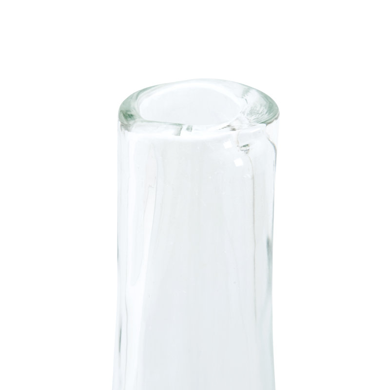 Primavera Handmade Glass Table Vase, Green