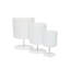 Ensemble de pots à fleurs en métal 3 pièces Gabriele-320576576
