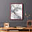 Marble Trance Framed Print - Solid Wood-1056650477-1056650476