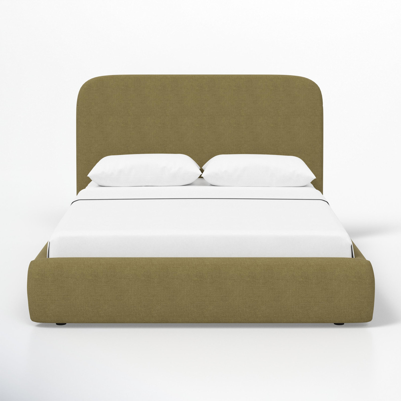 Daphne 46" Platform Bed, King, Green