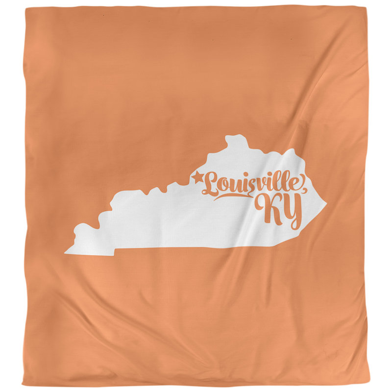 Housse de couette simple louisville Kentucky, Housse de couette pour très grand lit, Mauve, Microfibre