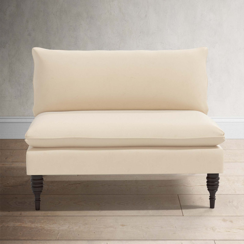 Canapé Varick, Velours classique performance perle