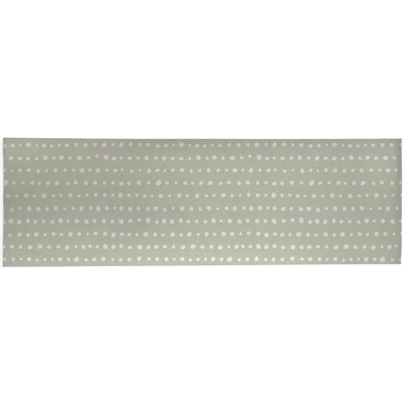 Dot Row Non-Slip Outdoor Rug, Runner 2'6" x 8'