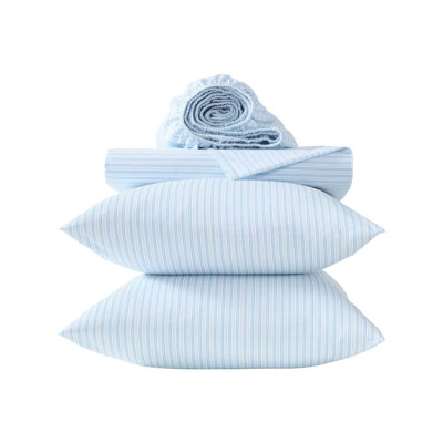 Laura Ashley Printed Cotton Percale Sheet Set