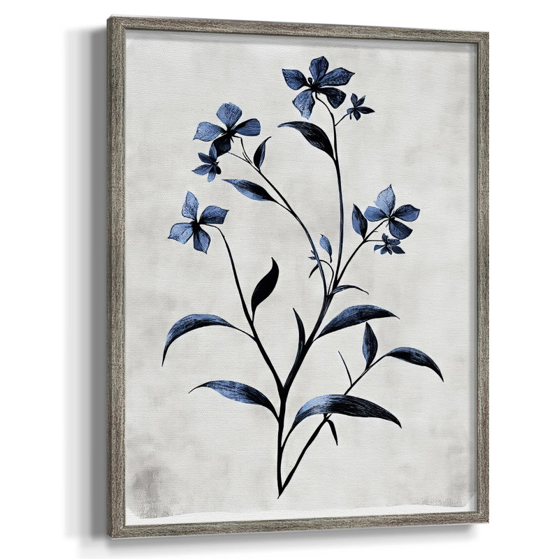 «FLORAL Series», impression encadrée en bois massif, H 30 po x l 24 po