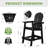 HDPE Tall Adirondack Chair Set with Table-95914943
