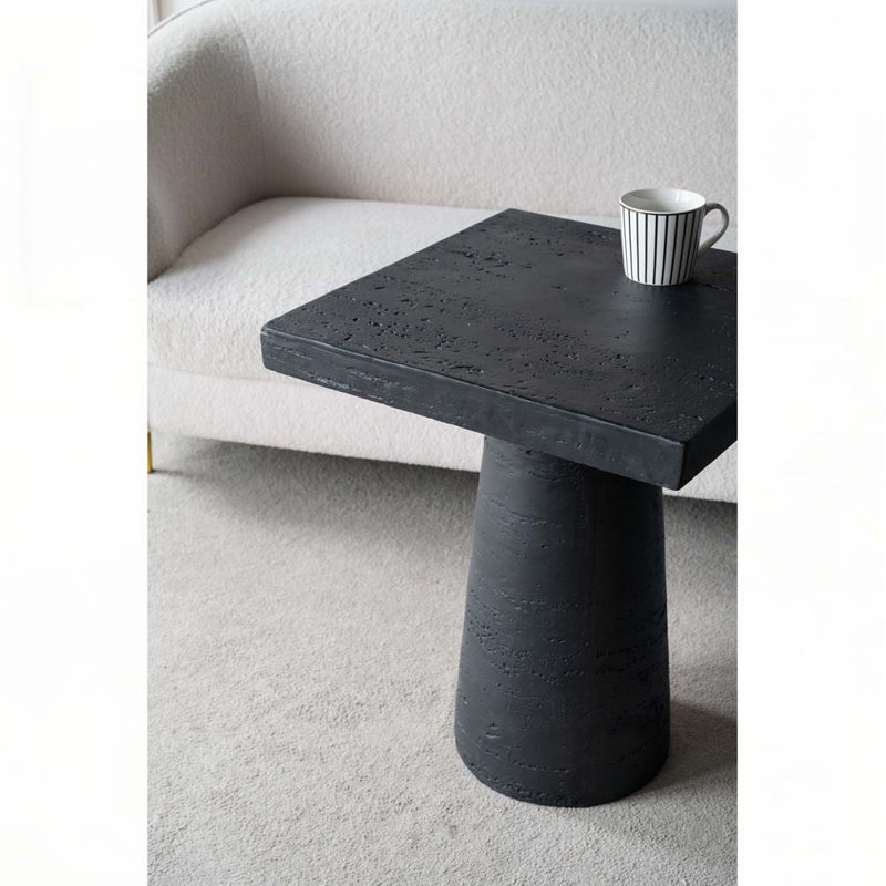 Table basse avec base piédestal