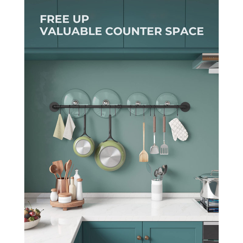 Metal Straight Wall Mounted Pot Rack