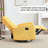Manual Recliner Chair with Rocker and Swivel in Fabric for Living Room-1951959690