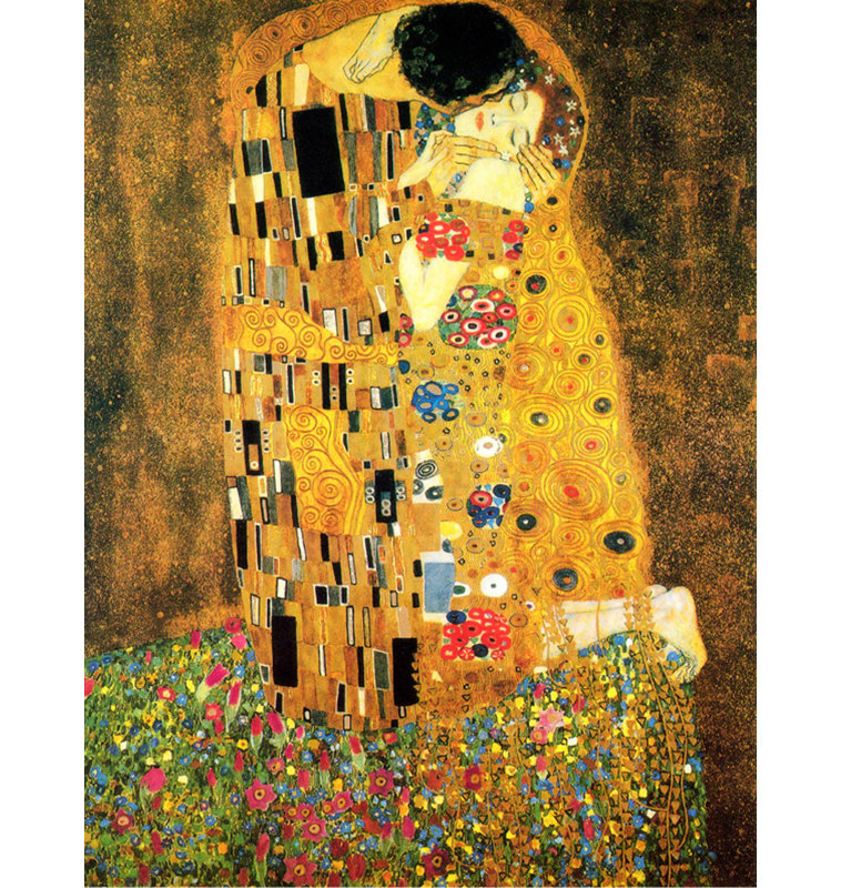 Le Baiser, vers 1908, H 47 po x l 36 po