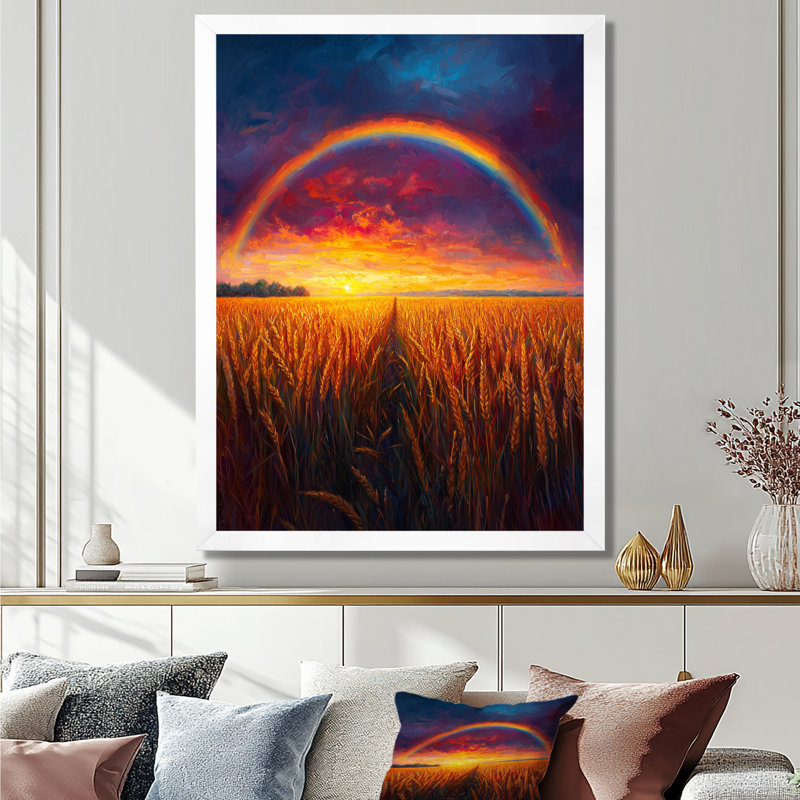 Cargin - paysages, reproduction d'art sur toile, H 44 po x l 34 po, Reproduction encadrée d'une seule photo, Blanc