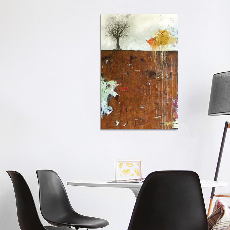 Deep 1 Piece Wall Art on Canvas, 101.6 cm H x 66.04 cm W, Classic Wood Framed