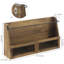 Solid Wood Free Standing Magazine Rack