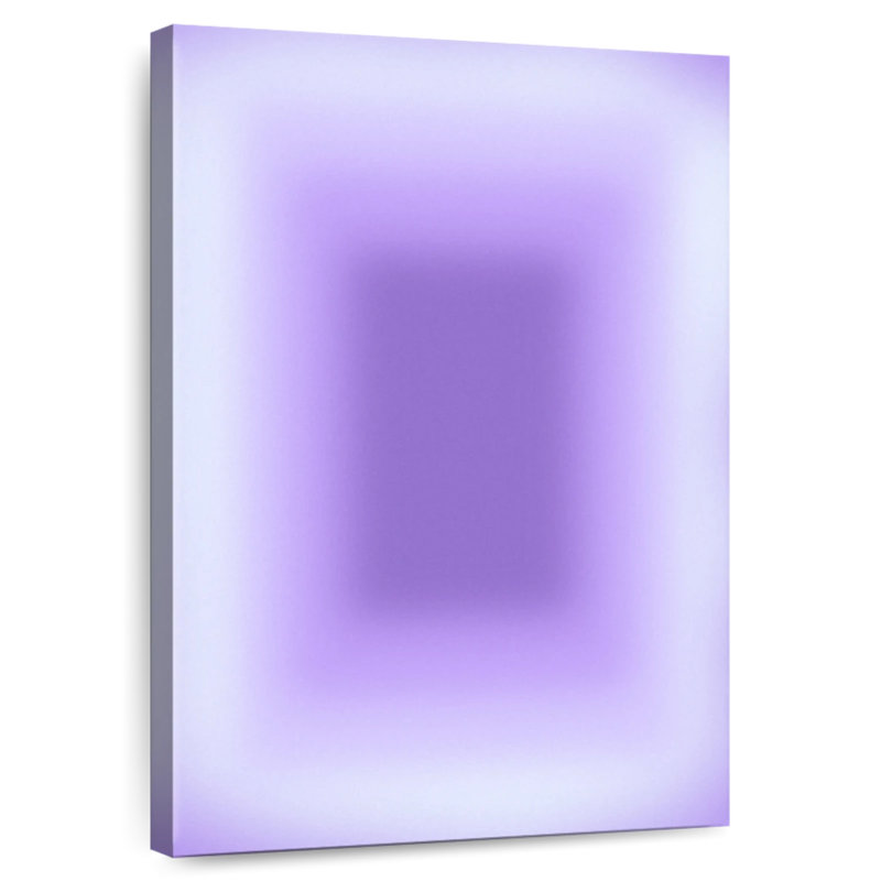 Soft Purple Glow Rectangle Royer, 24" H x 16" W