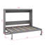 Lit double pliable mural pleine grandeur avec tablette de rangement et lattes en bois-1503192260-1503192267