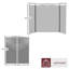 3 Panel Steel Fireplace Screen