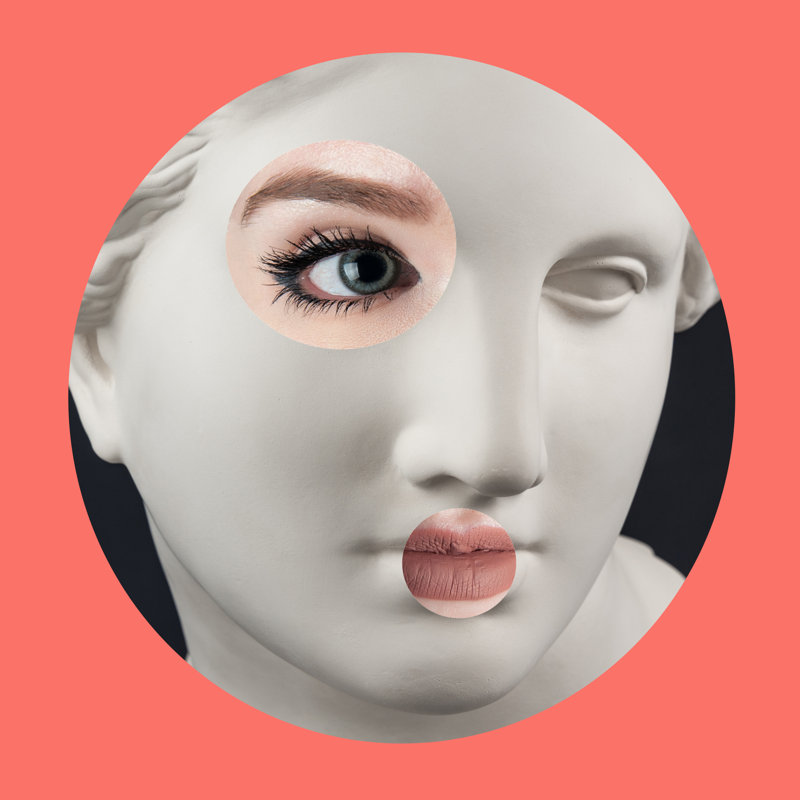 Venus Head by Bashta - Wrapped Canvas Print, 30cm H x 30cm W