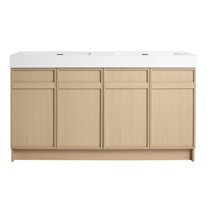 Modern Bathroom Vanity With Double Sink And Abundant Storage, Enhancing Bathroom Style
