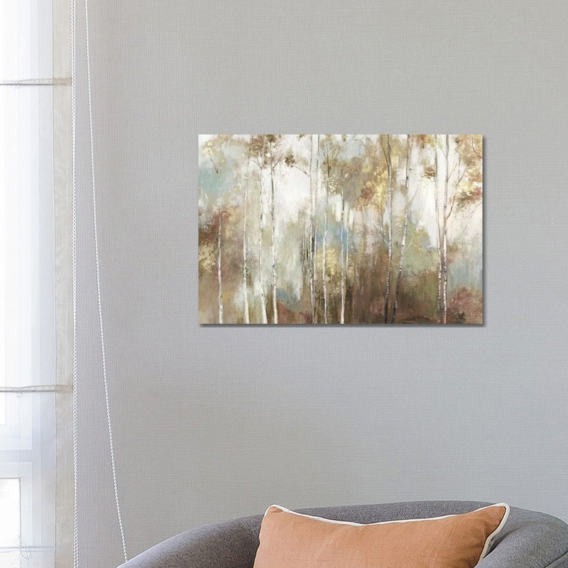 Fine Birch III by Allison Pearce - Print on Canvas, No Frame, 66.04 cm H x 45.72 cm W x 1.91 cm D