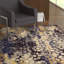 Tapis bleu marine à motif abstrait Dimonetta-24356438