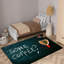 Grand tapis à motifs abstraits avec poils doux pour ajouter une touche de sophistication artistique à vos espaces de vie-2016726231
