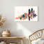 Art mural marbré, bleu sarcelle et rouille-1780403783