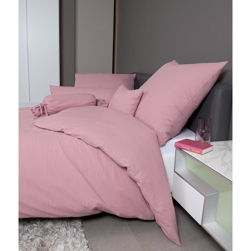 Piano Solid Colour Duvet Cover Set with Pillowcases Included, 155 x 220cm Duvet Cover + 1 Standard Pillowcase