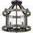 Denaisha Clear Glass Semi Flush Mount