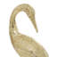 Simmonds Gold Aluminum Metal Flamingo Decorative Sculpture, Set of 2 15", 17"H