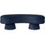 Banc rembourré en velours bleu marine Zenna-1821666961